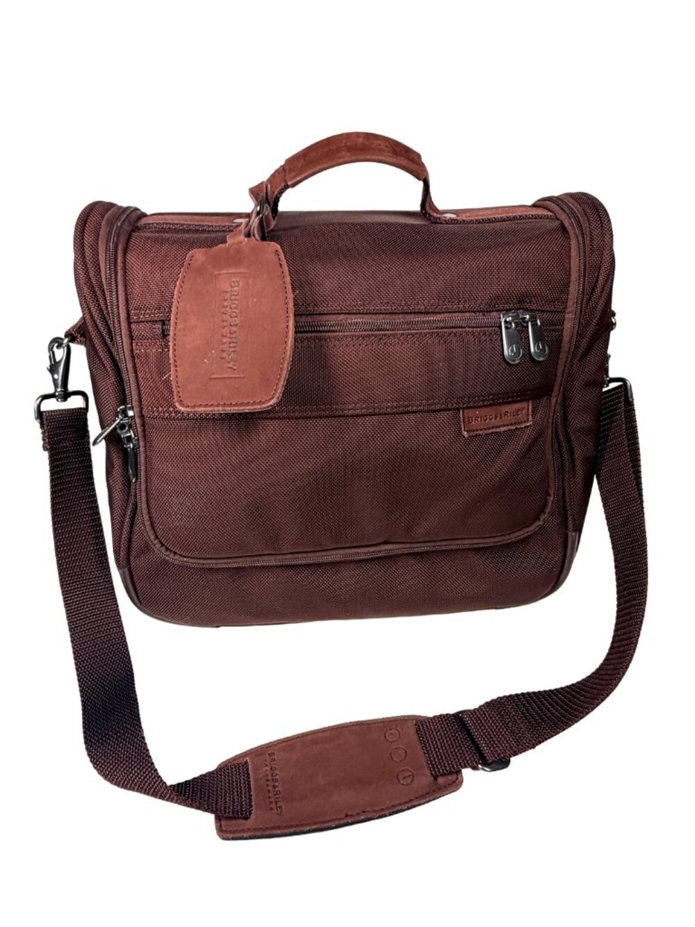 Briggs & Riley Hanging Travel Tote BR-1126-2 Burgundy Ballistic Nylon Bag